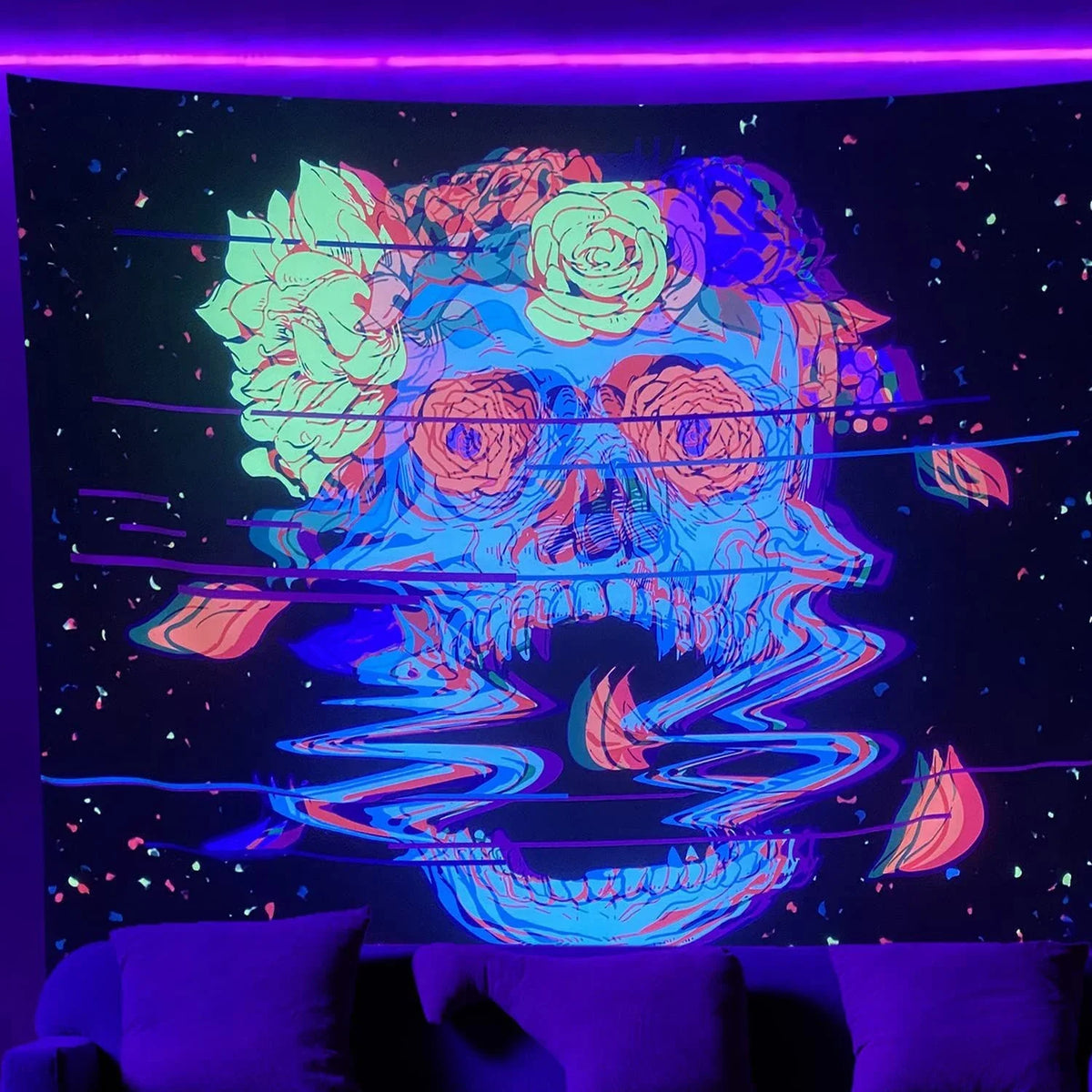 Mand UV Schwarzlichtposter
