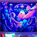 Luminous Tree Schwarzlichtposter