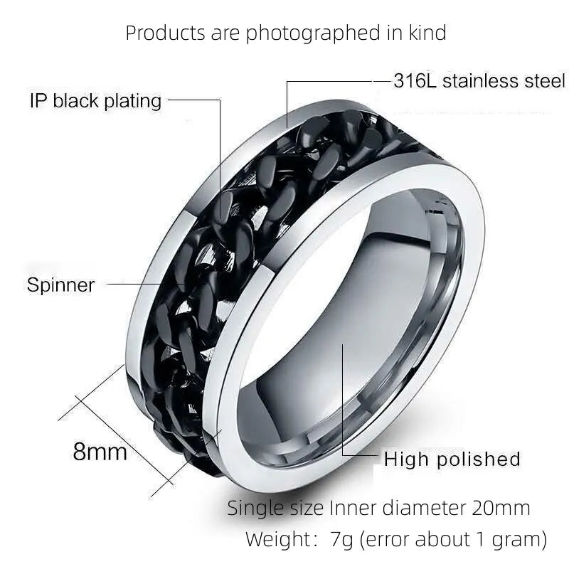 Rotator Titan Statement Ring