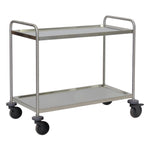 Novocal Mehrzweckwagen Material: Edelstahl 2 Fachböden 2 Schiebebügel 4 Stoßscheiben 4 Leichtla | Packung (1 Stück)