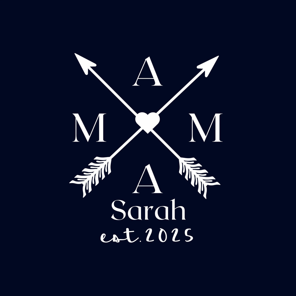 MAMA T-Shirt ARROWS personalisiert
