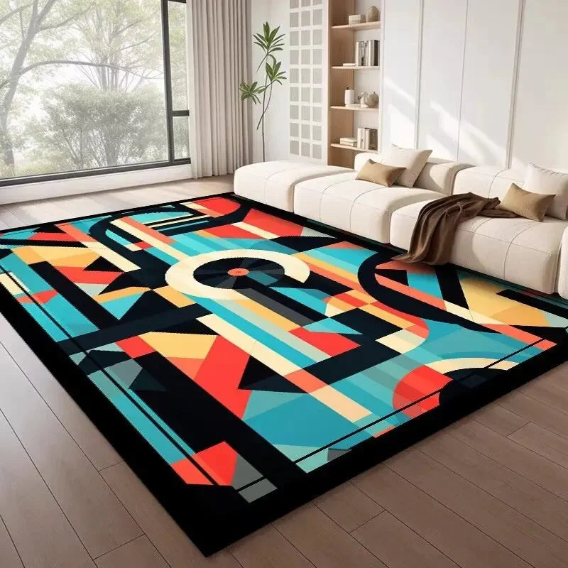 Moderner Geometrischer Design Teppich