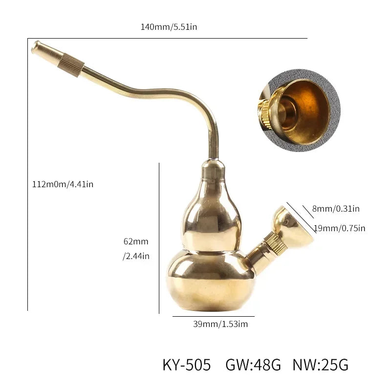 Golden Water Smoking Gadget