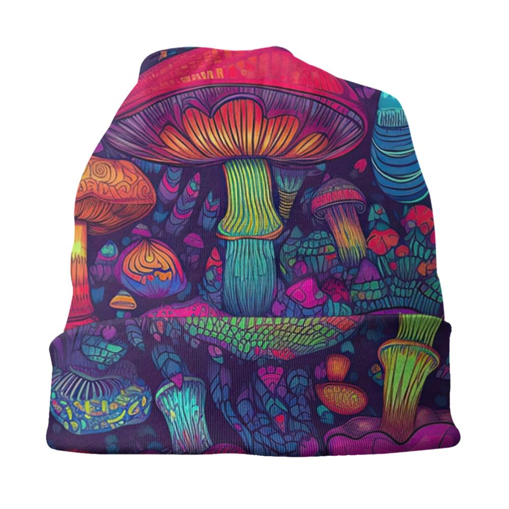 Psychedelic Skull Art Poster