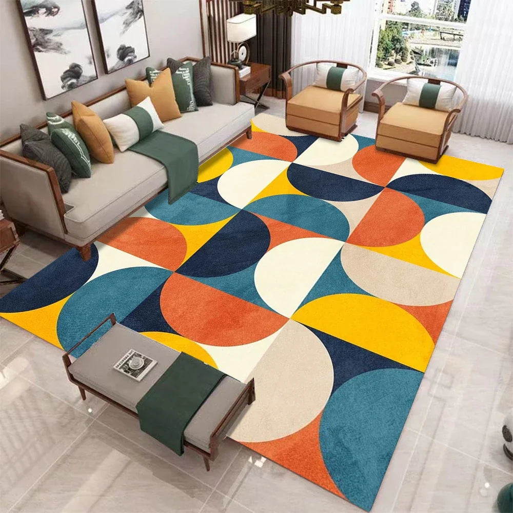 Moderner Geometrischer Design Teppich Design 2