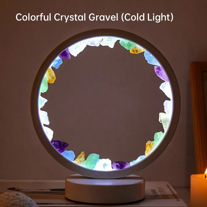 Led Wiederauflampbare Amethystenlampe