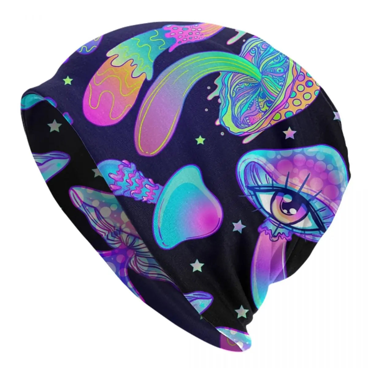 Psychedelic Skull Art Poster