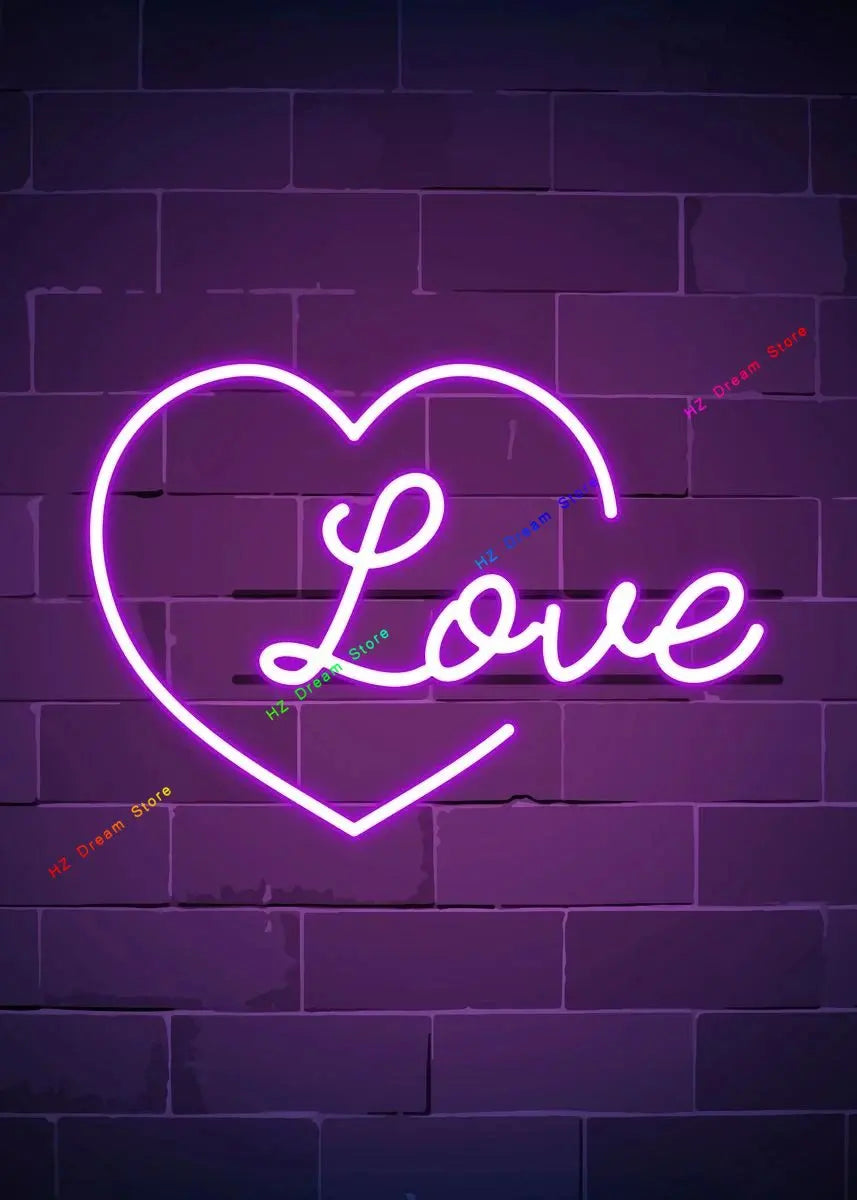 Neon Love Neon Poster