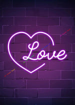 Neon Love Neon Poster