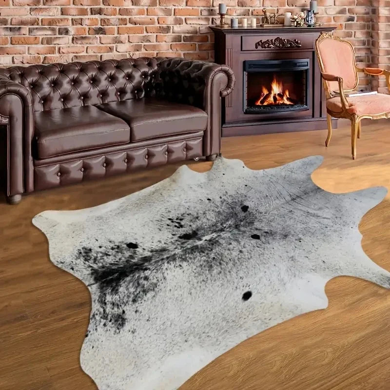Kunstfellkuhfell Design Teppich