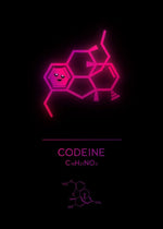 Neon Molecular Poster