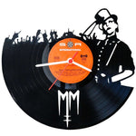 Wanduhr aus Vinyl Marylin Manson Namma Markt