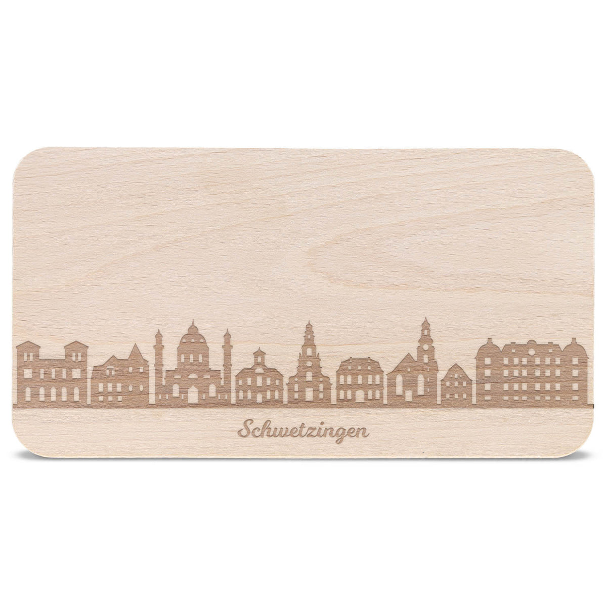 Frühstücksbrettchen Skyline Schwetzingen