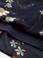 Floral Print Georgette A-Line Maxi Dress in Berlin