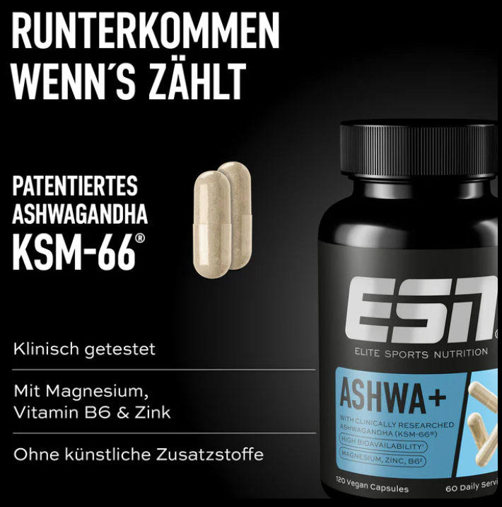 ESN Ashwagandha KSM-66® - 120 Kapseln