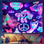 Psychedelic Light Schwarzlichtposter