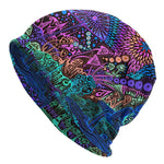 Psychedelic Skull Art Poster