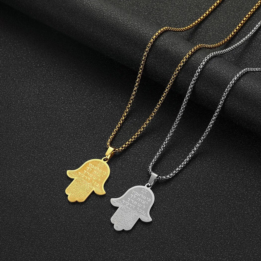 Hamsa Hand Halskette