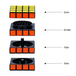 Magnetischer 4schicht Design Grinder
