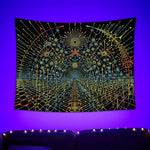 Aurorsin Psychedelisches Schwarzlichtposter