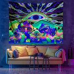 Buddha Meditation Schwarzlichtsposter