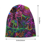 Psychedelic Skull Art Poster
