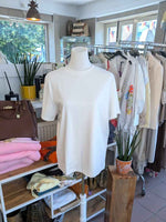 T-Shirt Basic Baumwolle Créme - von MY STAR MS5390