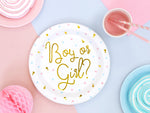 Pappteller "Boy or Girl" | Ø23cm/6Stk.