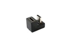 USB 3.1 Adapter Typ C Stecker zu Buchse U Turn 180° Winkel Kabel 5 Gbit/s 100W | System-S