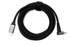 USB 3.1 Gen 2 Typ C Kabel 3 m Stecker zu Stecker 10 Gbit/s 100W Winkel | System-S