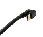 USB 3.1 Typ C Kabel 80 cm Stecker zu Stecker 5 Gbit/s Spirale U Turn 180° Winkel | System-S