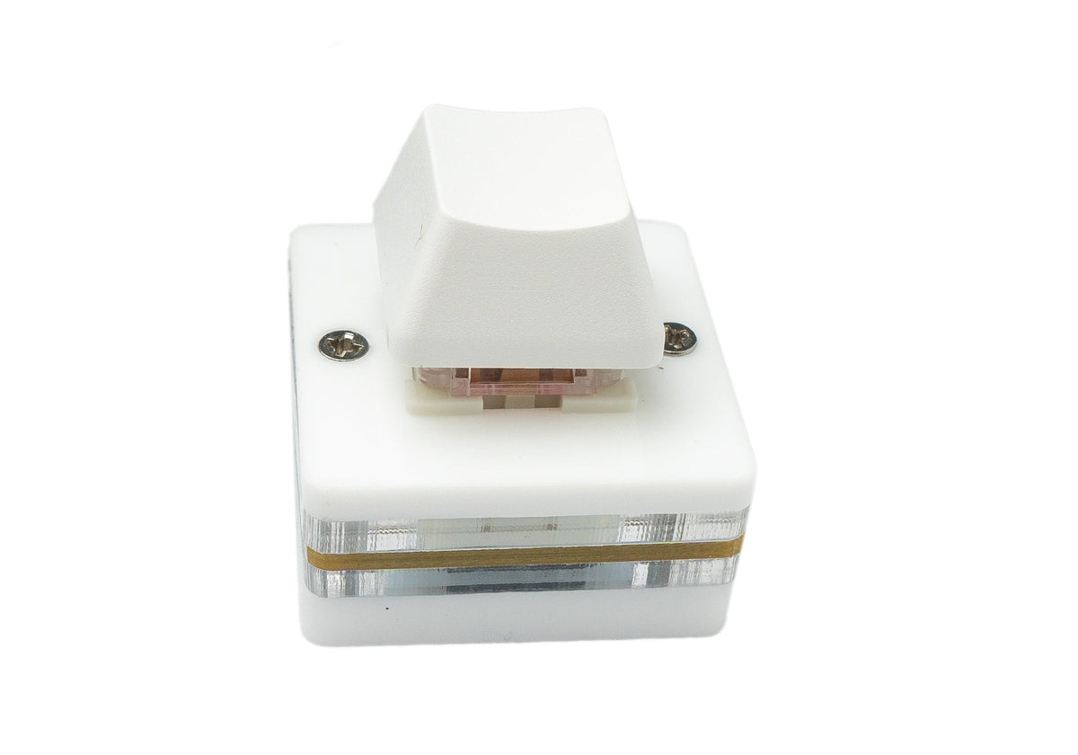 USB HID Mini Keypad 1 Taste programmierbar mechanisch RGB LED PC Hotkeys Weiß für osu!