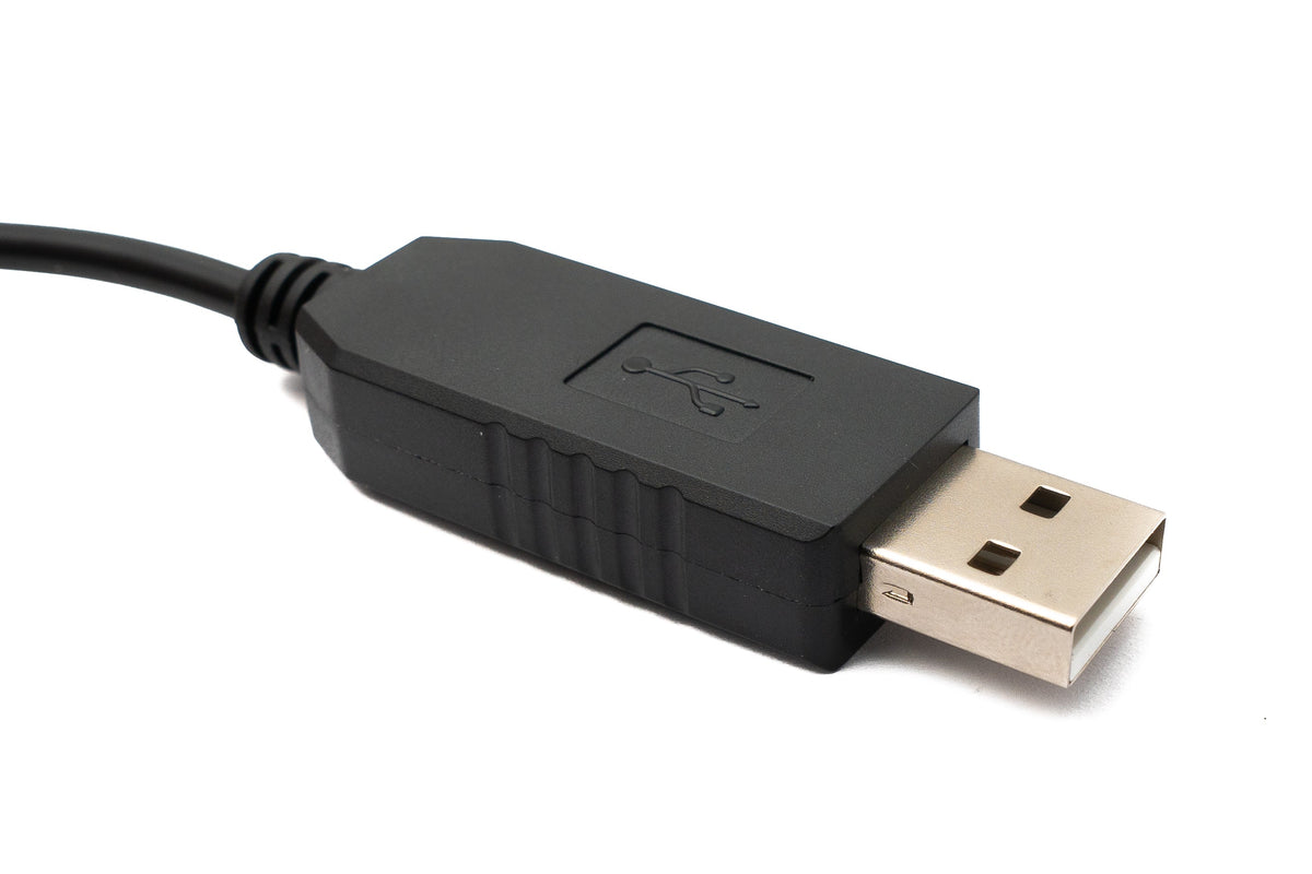 USB 2.0 Kabel 180 cm Typ A zu RS485 4 Pin Pigtail Draht in Schwarz | System-S