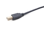 USB 3.1 Typ C Kabel 5 m Stecker zu 2.0 Typ B Stecker in Grau | System-S