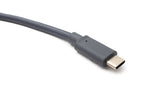 USB 3.1 Typ C Kabel 3 m Stecker zu 2.0 Typ B Stecker in Grau | System-S
