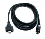 USB 3.1 Gen 2 Kabel 200 cm Typ C Stecker zu Stecker Single Double Screw 10 Gbit/s 100W | System-S