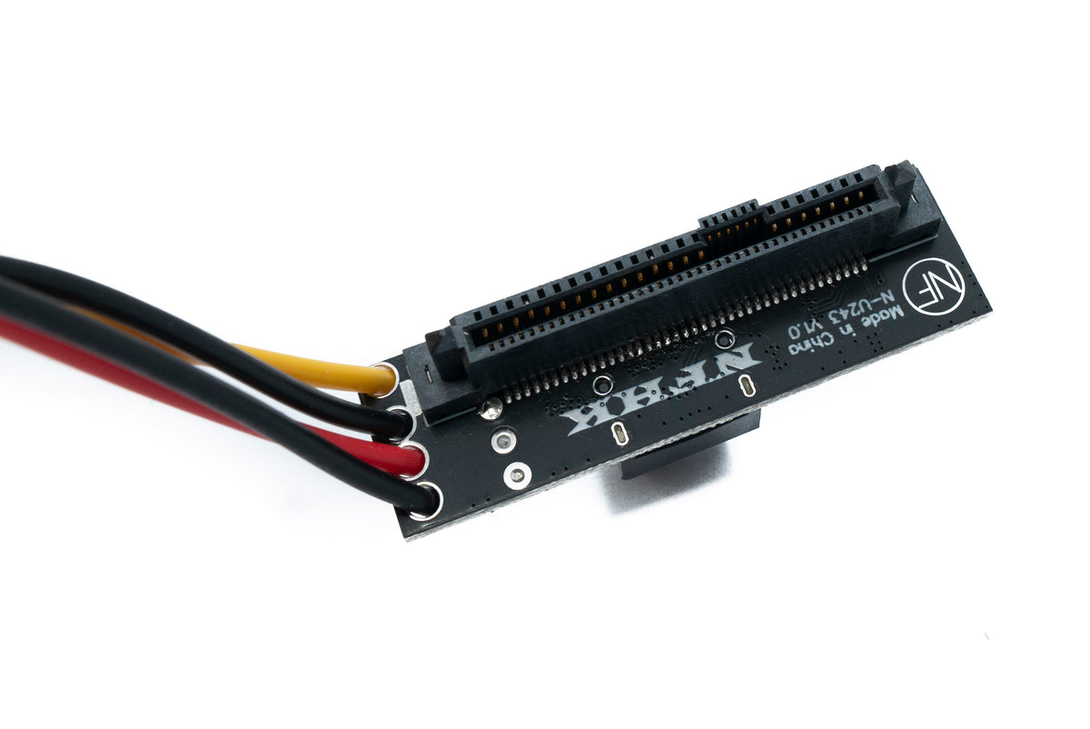PCI-E 4.0 Adapter SFF-8643 Buchse zu SFF-8639 Stecker für U.2/U.3 NVMe SSD | System-S
