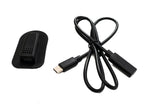 USB 3.1 Backpack Kabel 70 cm Typ C Stecker zu Buchse für Rucksack Ladeanschluss | System-S