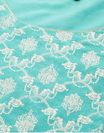 Ethnic Motifs Foil Printed Kurta With Leggings & Dupatta in Paris