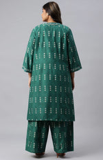 Women Cotton Blend Kurta Palazzo Set in Germany