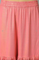 Pink Printed Straight kurta-Sharara Set