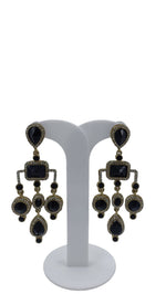 Designer Kundan Stone Studded Jhumka Golden Earrings in Germany