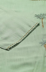 Embroidered kurta With Printed Pants And Dupatta in Paris