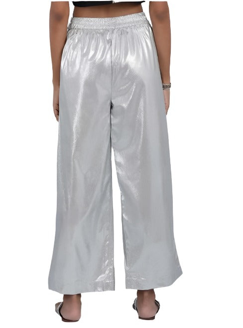 Silver Glitter Pants in Germany