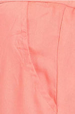 Women Regular Fit Pink Cotton Blend Trousers in Paris