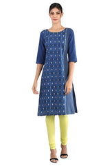 Blue Straight Kurta in Berlin