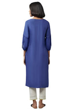 Cobalt Blue Embroidered kurta in Berlin