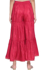 Persian Red Printed Sharara in Essen