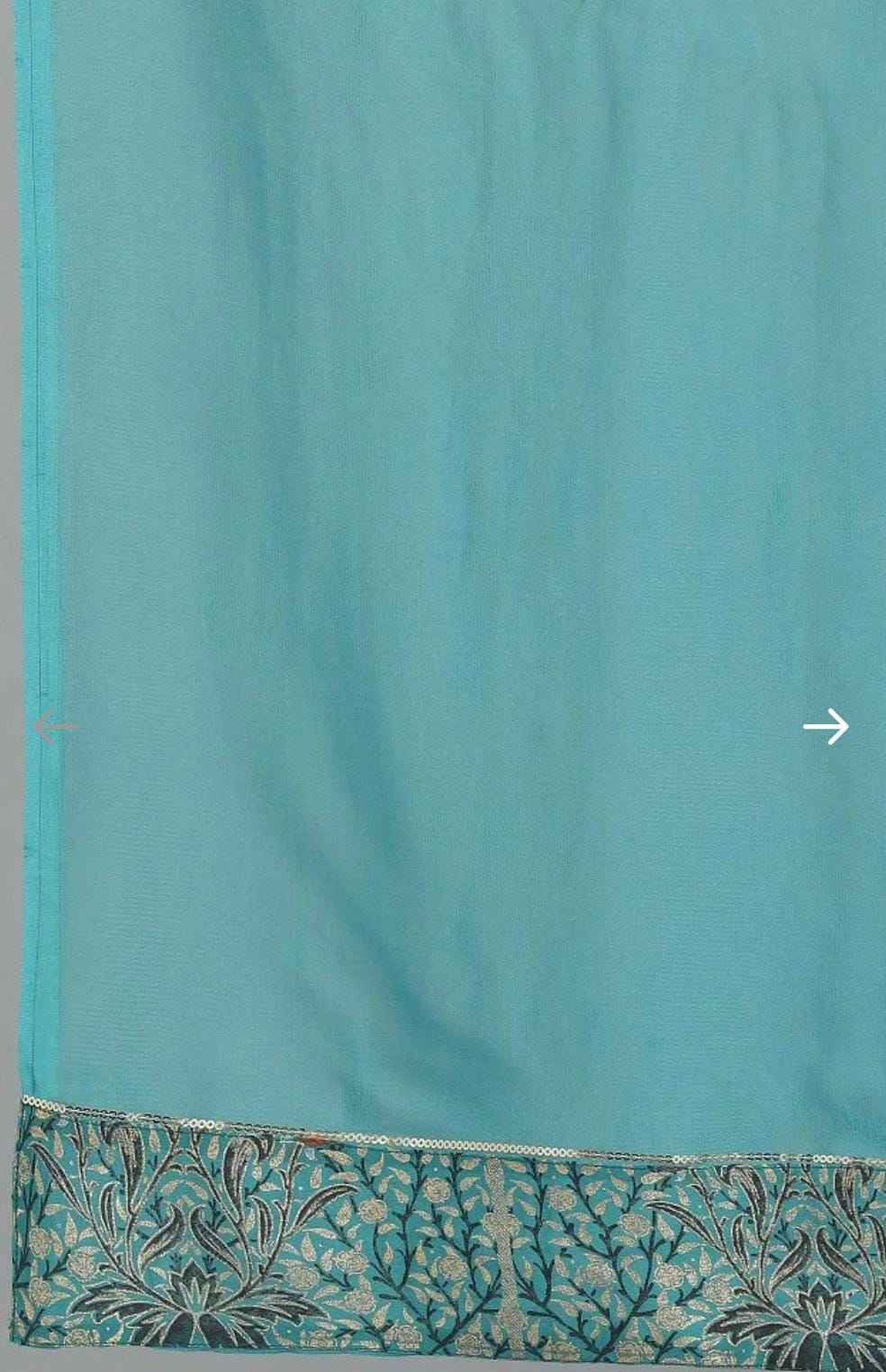 Teal Round Neck kurta Set in Paris