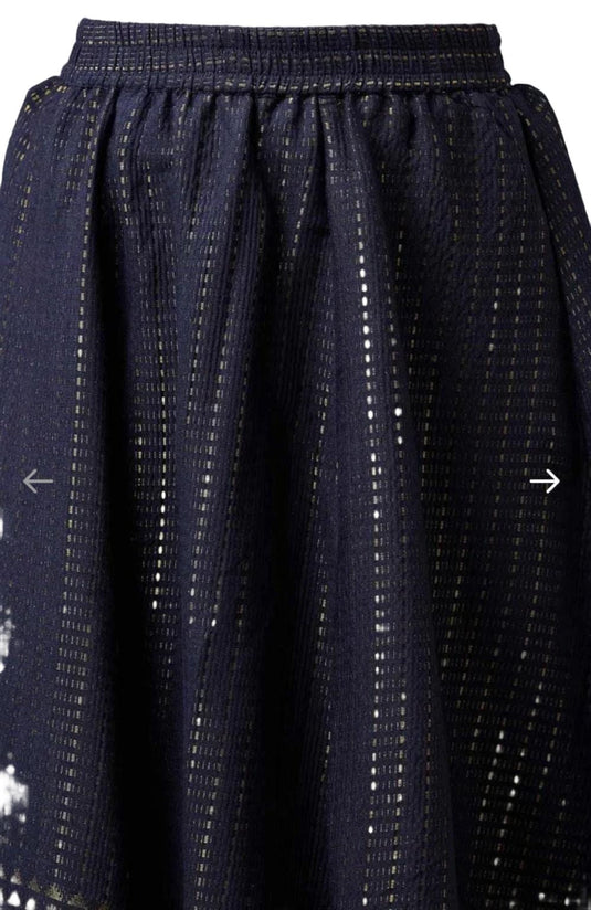 Navy Printed Skirt in Berlin